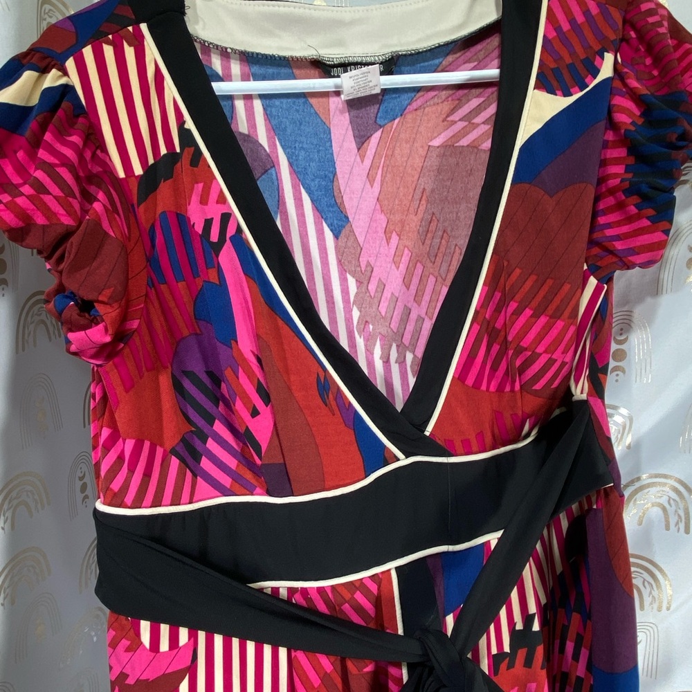 Jodi Kristopher Multicolor Patterned Dress - Picture 2 of 10